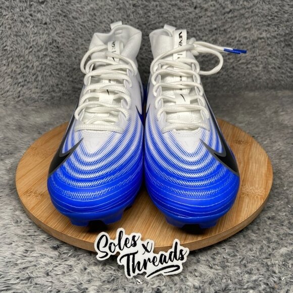 Nike Zoom Air Vapor Pro 1 Football Size 9 Men White Racer Blue FB3298-101
